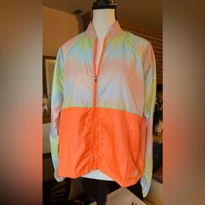 NWOT New Balance Neon Windbreaker Jacket - Size Large